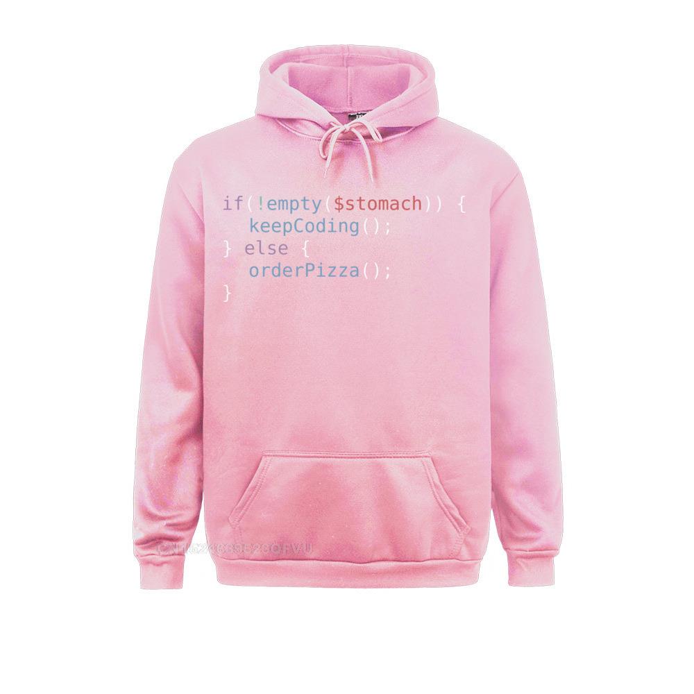 Pink Hungry Coder Hoodie
