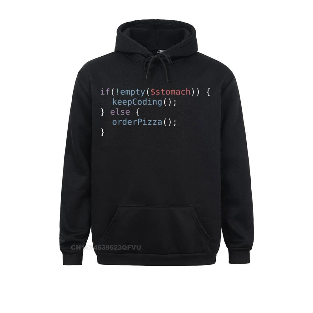 Black Hungry Coder Hoodie