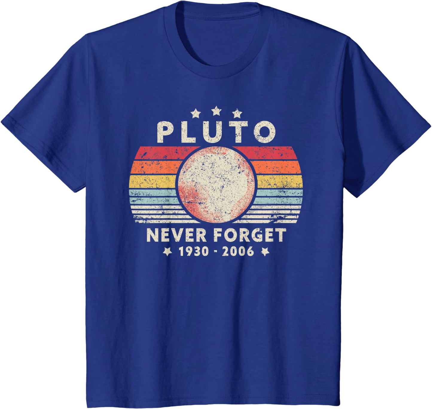 Navy Blue "Pluto. Never Forget" T-Shirt