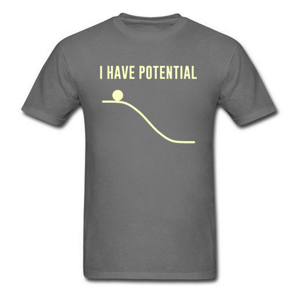 Grey "I Have Potential" Physics T-Shirt
