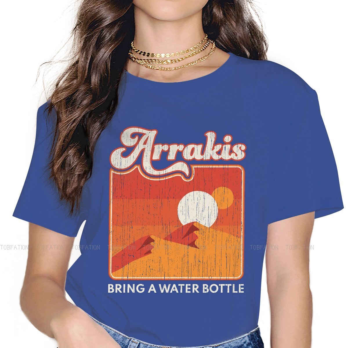 Blue Arrakis Desert Dune T-Shirt