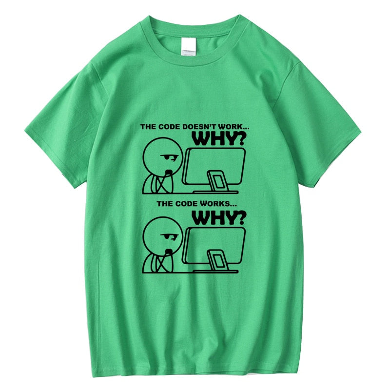 "The Code Doesn't Work. Why?" T-Shirt