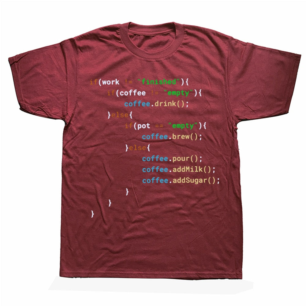 Chestnut Coffee Code T-Shirt