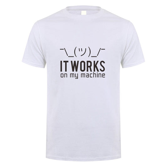 White "It Works On My Machine" T-Shirt
