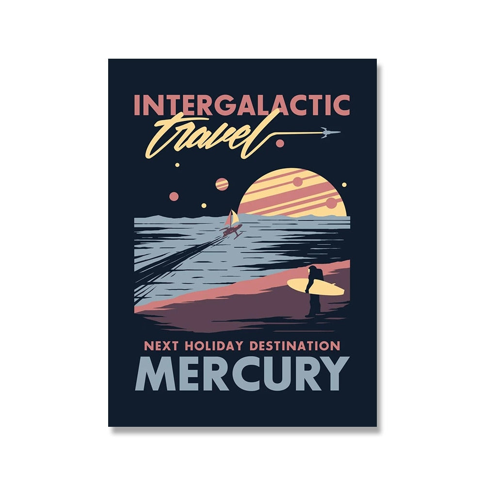 Mercury Canvas Oil Painting