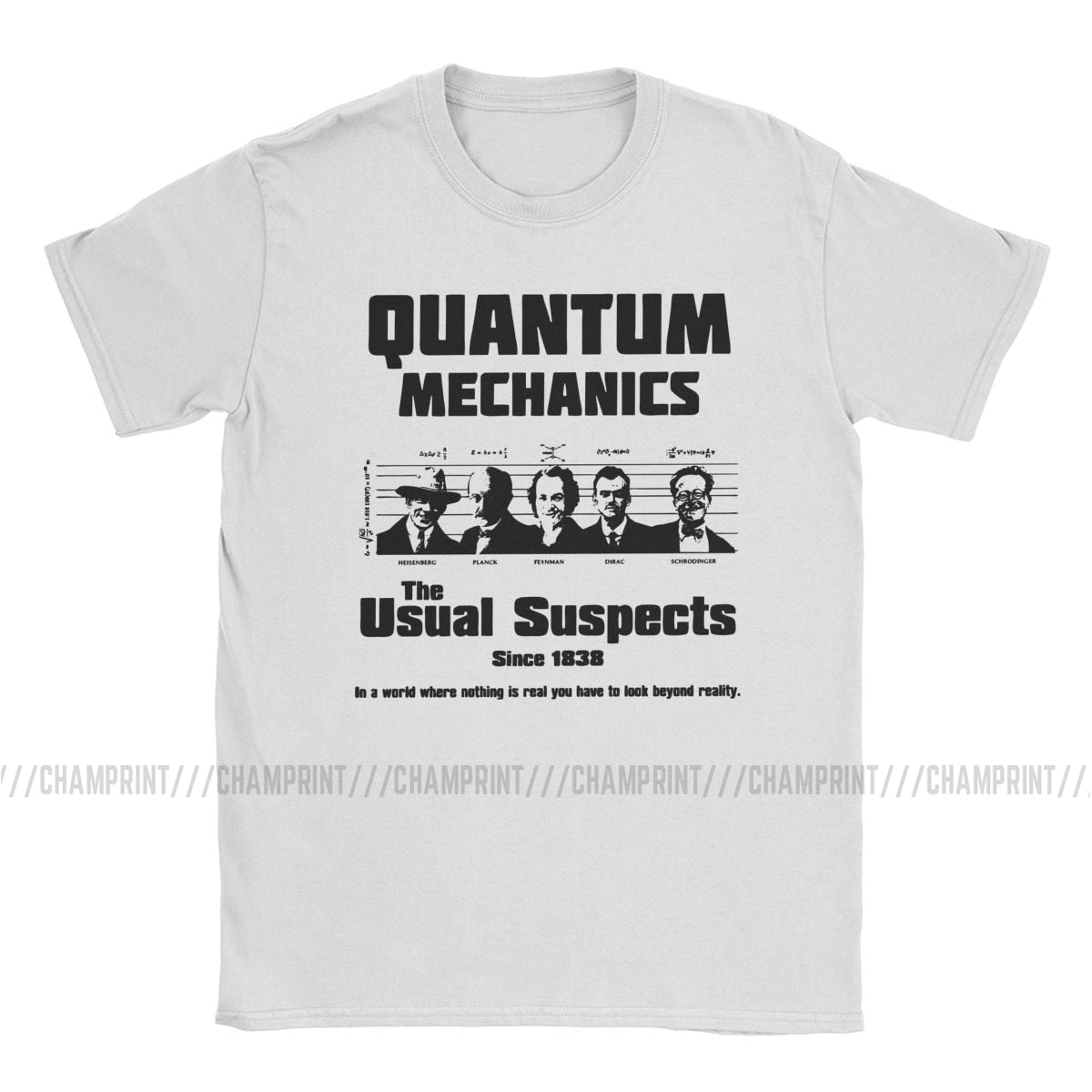 "The Usual Suspects" Quantum Mechanics T-Shirt