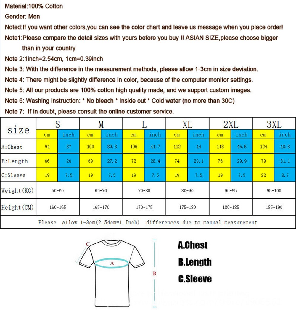NASA Discovery Space Shuttle T-Shirt Size Chart