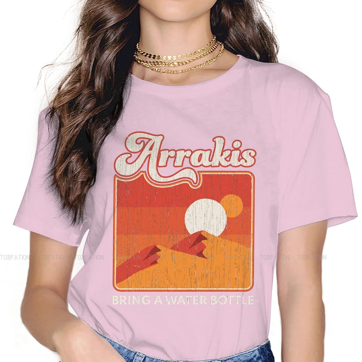 Pink Arrakis Desert Dune T-Shirt