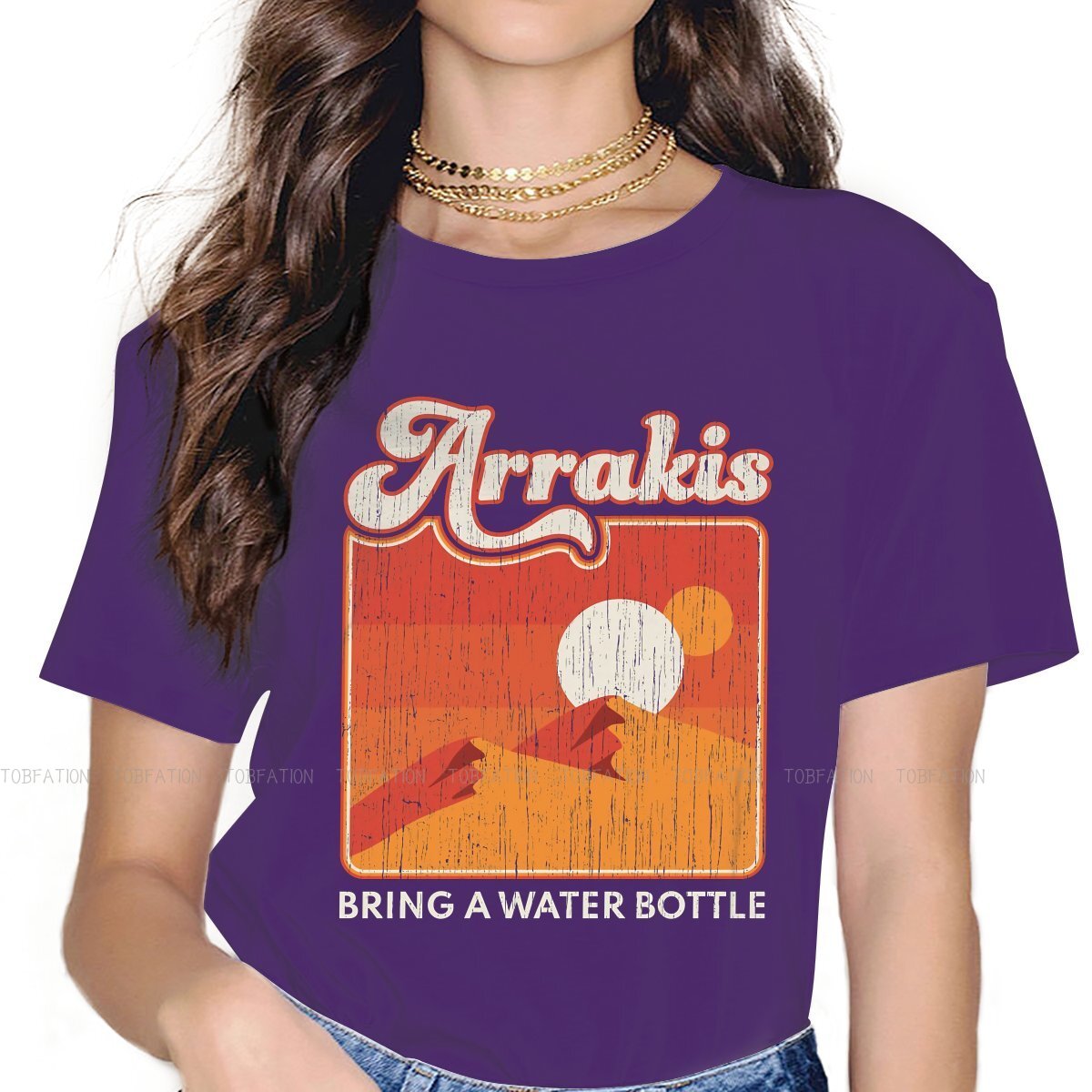 Purple Arrakis Desert Dune T-Shirt